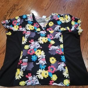 Disney scrub top